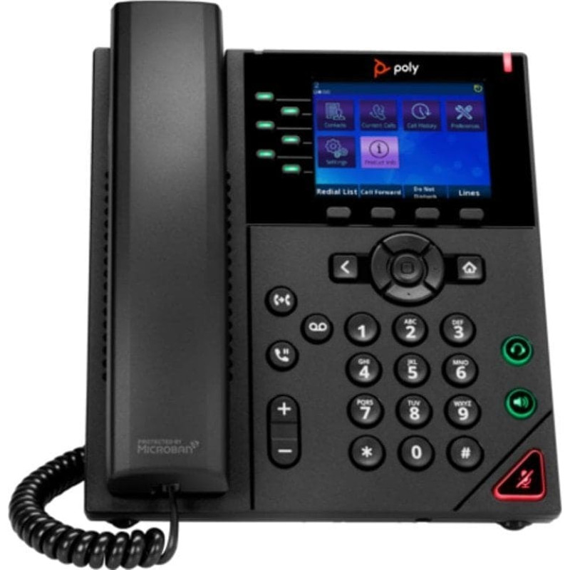 Triton Telefon TRITON POLY VVX 350 telefon VoIP Czarny 6 linii LED