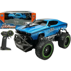 Lean Sport Auto Zdalnie Sterowane R/C Wysokie Koła Niebieskie