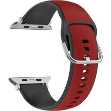 Beline Beline pasek Apple Watch Silico Leather 38/40/41mm czerwono-czarny /red-black box