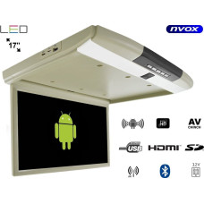 Nvox Monitor Nvox Monitor podwieszany podsufitowy led 17cali z systemem android usb fm bt wifi 12v/24v