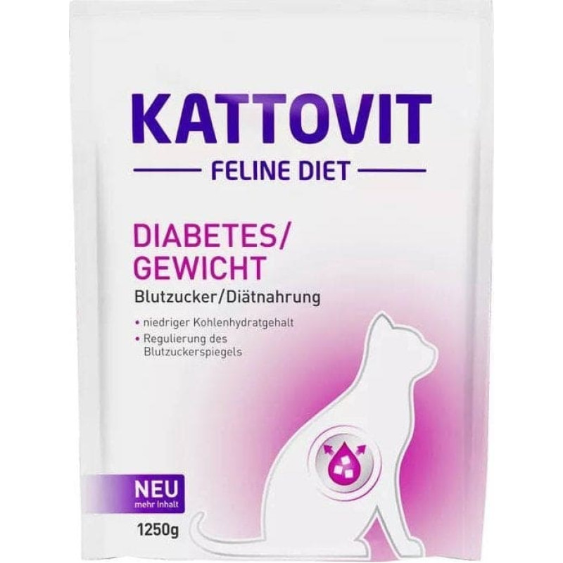 Kattovit Kattovit Diabetes 1250g karma sucha