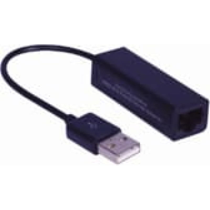 Microconnect Karta sieciowa MicroConnect USB - RJ-45 Czarny (USBETHB)