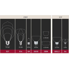 Paulmann Źródło światła LED Vint AGL 300lm 5W 2500K złoty dim E27 230V