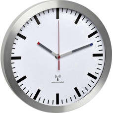 TFA TFA 60.3528.02  radio-controlled wall clock aluminium