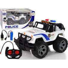 Leantoys Auto R/C Policja Jeep Policyjny 1:14 Zdalnie Sterowane Efekty Świetlne