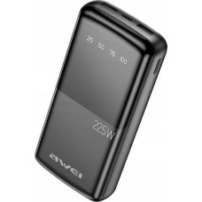 Awei Powerbank Awei AWEI PowerBank P13K 20000mAh 22.5W czarny/black Digital Display