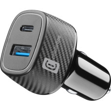 Cellular Line Ładowarka Cellular Line Cellularline USB Car Charger Multipower Ultra 30W Black