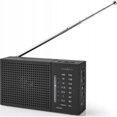 Nedis Radio Nedis Nedis RDFM1200BK radio Przenośny Analogowy Czarny