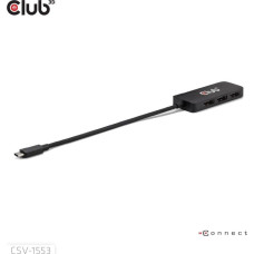 Club 3D Club3D MST-Hub USB 3.2 Typ C > 3x DP       4K60Hz      St/Bu retail