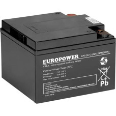 Europower Akumulator AGM EUROPOWER serii EPS 12V 28Ah (Żywotność 8-12 lat)