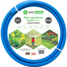 Best Garden WĄŻ OGRODOWY 1/2” 50m SUPER FLEX BEST GARDEN