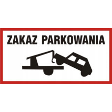 Procera Znak TDC, Zakaz parkowania