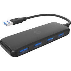 HP HUB USB HP USB (3.0) hub 4-port, DHC-CT110, czarny, Hewlett-Packard