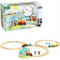 Brio BRIO World Micky Maus Set -Holzeisenbahn Holzeisenbahn inklusive Bahnhof (32292)