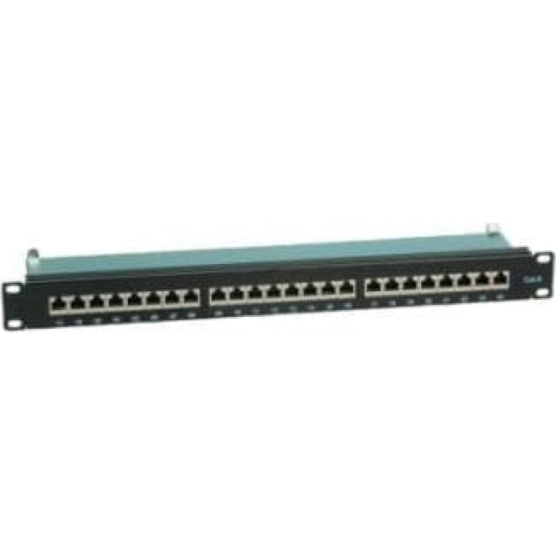 Triton VALUE Patch panel kat. 6 (klasa E) 19, 24 P, ekranowany, czarny