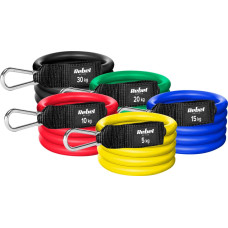 Rebel Zestaw gum oporowych do ćwiczeń  - Power Tube Set , 5-30 kg, 5 gumy,  REBEL ACTIVE