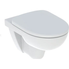 Geberit Miska WC Geberit Geberit Selnova Zestaw wiszącej miski WC, lejowa, B36cm, H38cm, T53cm, z deską sedesową, mocowanie od dołu [12]