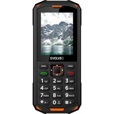 Evolveo Smartfon Evolveo EVOLVEO StrongPhone Z6, vodotěsný odolný Dual SIM telefon, černo-oranžová