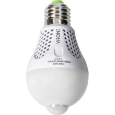 Orno NAMIB LED PIR 7W A60, żarówka z PIR 7W, 600lm, 4000K,SW/R-3