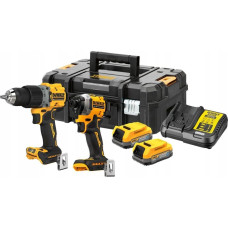 Dewalt Zestaw elektronarzędzi Dewalt 18v xr dcd800 dcf850 2x1.7ah powerstack