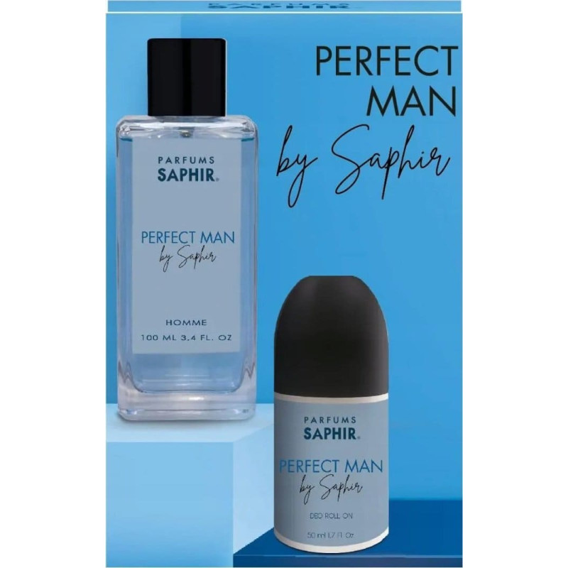 Alkotest SET SAPHIR Perfect Man EDP spray 100ml + ROLL-ON 50ml