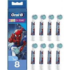 Braun Końcówka Braun Braun Oral-B Kids Spiderman 8-piece brush attachment (white, frustration-free packaging)