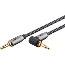 Triton Kabel TRITON Kabel połączeniowy audio AUX, 3,5 mm stereo, 90, 5 m, Sharkskin Grey - Długość kabla 5 m