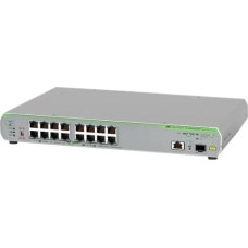 Allied Telesis Switch Allied Telesis Allied Telesis CentreCOM AT-GS910/18XST - Switch - unmanaged - 16 x 10/100/1000 + 1 x 100/1000/2,5 G/5 G/10 G (Uplink) + 1 x 1 Gigabit/10 Gigabit SFP+ (Uplink) - an Rack montierbar - fur P/N: AT-SP10BD40/I-13, AT-SP10E