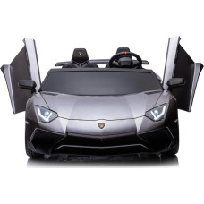 Triton Lamborghini Aventador SV na akumulator dla 2 dzieci Szary + Silnik bezszczotkowy + Pompowane koła + Audio LED