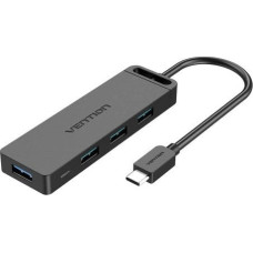 Vention HUB USB Vention Hub USB-C 3.0 do 4 portów z zasilaczem Vention TGKBF 1m Typ ABS