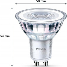 Signify Philips LED classic Lampe 50W GU10 Kaltweiß 390lm Silber 3er P