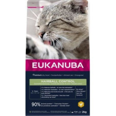 Eukanuba EUKANUBA Adult Hairball Control chicken - sucha karma dla kota - 2 kg