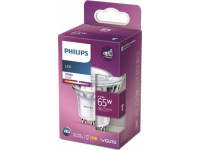 Signify Philips LED classic Lampe 65W GU10 Warmweiß 460lm Silber 1er P