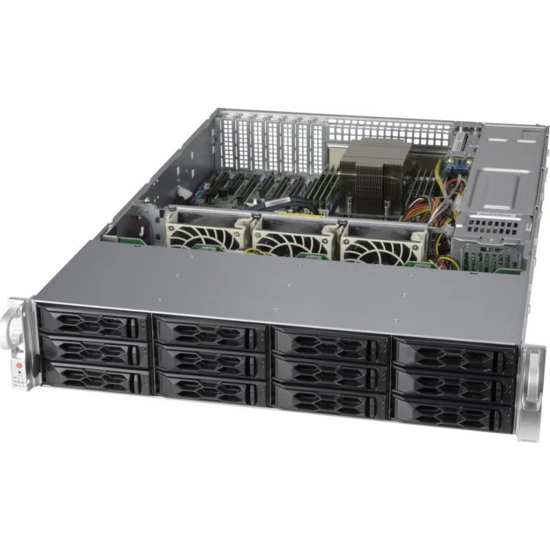 Supermicro Obudowa serwerowa SuperMicro Supermicro Gehäuse SuperChassis 2U CSE-LA26AC12- R1K03LP1