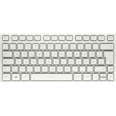 Cherry Klawiatura Cherry CHERRY Keyboard KW 7100 MINI [DE] white/milk BT