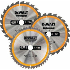 Dewalt DEWALT CIRCULAR SAW EX SET. 3 pcs. 250mm 2x24z, 1x48z