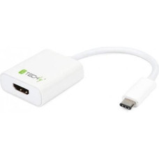 Techly Adapter USB Techly USB-C - HDMI Biały  (020409)