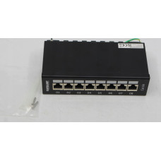 Intellinet Network Solutions INTELLINET 8-Port Cat6a Patchpanel FTP Desktop schwarz