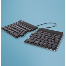 R-Go Tools Klawiatura R-GO Tools R-Go Tools Ergonomiczna R-Go Split Break klawiatura, z oprogramowaniem do robienia przerw, QWERTY (ES), Bluetooth, czarna