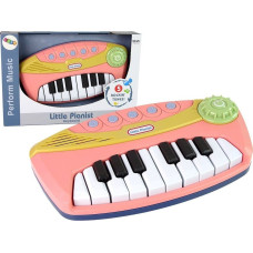 Leantoys Pianino Interaktywne Różowe Little Pianist