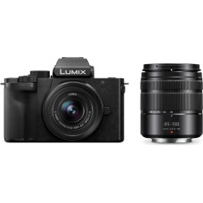 Panasonic Aparat Panasonic Panasonic Lumix DC-G100D schwarz + H-FS 12-32 + H-FS 45-150 E