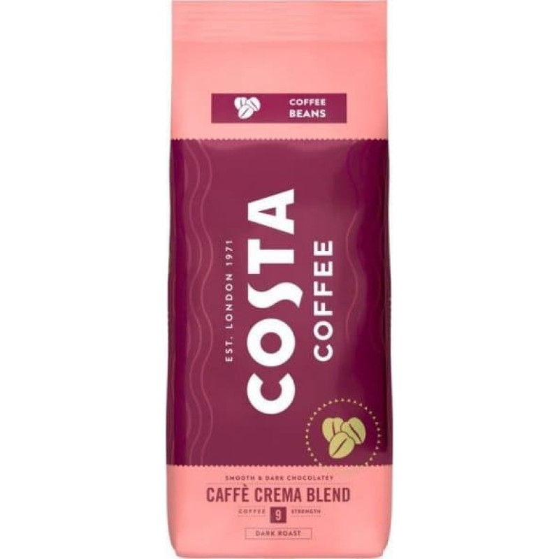 Costa Coffee Kawa ziarnista Costa Coffee Kawa COSTA COFFEE Crema, ziarnista, 1 kg