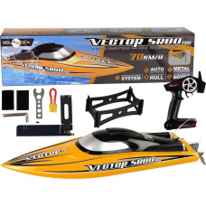 Leantoys Łódź Motorówka R/C Brushless ARTR SR 80 PRO 74 km/ h Żółta