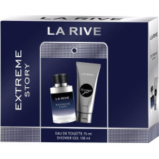 La Rive La Rive for Men Zestaw prezentowy Extreme Story (woda toaletowa 75ml+żel pod prysznic 100ml)