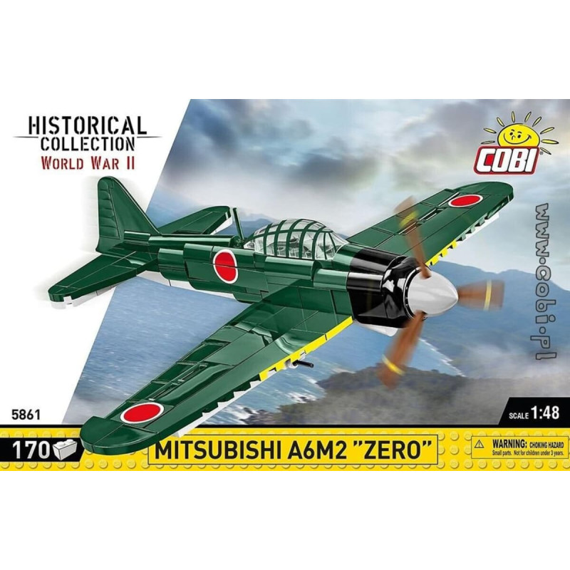 Cobi COBI 5861 Historical Collection WWII Mitsubishi A6M2 