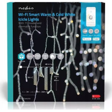 Nedis Dekoracja świąteczna Nedis Nedis WIFILXC04W250 oświetlenie dekoracyjne Lekki łańcuch do dekoracji Biały 240 lamp(y) LED 3,49 W G