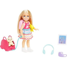 Mattel Lalka Barbie Mattel Barbie Lalka Chelsea w podróży HJY17 MATTEL