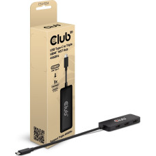 Club 3D Club3D MST-Hub USB 3.2 Typ C > 3x HDMI     4K60Hz      St/Bu retail