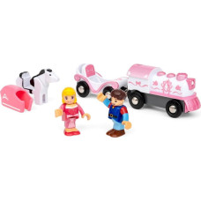 Ravensburger BRIO Disney Princess Sleeping Beauty Battery Locomotive Toy Vehicle (includes Princess Carriage, Prince Philip and Samson the Horse)