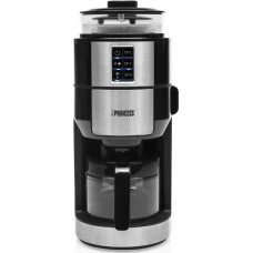 Princess Ekspres przelewowy Princess Princess 249408 Grind and Brew Compact Deluxe, Drip coffee maker, 0.75 L, Coffee beans, Built-in grinder, 750 W, Stainless steel